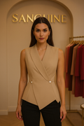 Fawn Designer waistcoat for women