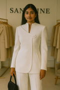 White Designer suit for women