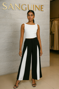 Black dial tone Designer Trouser for women